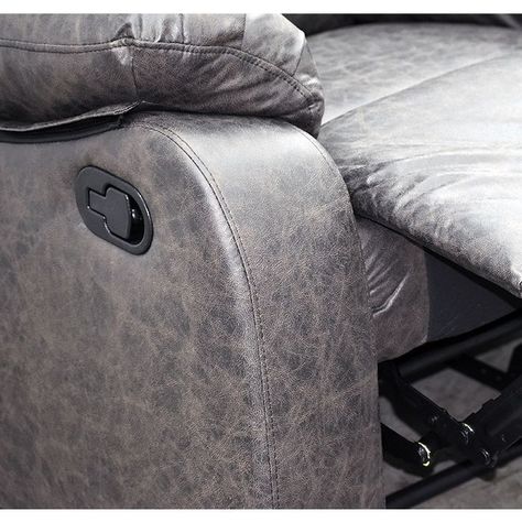 Sofá Reclinable c/Consola 3 Cuerpos Coffe Premium Rosario-5