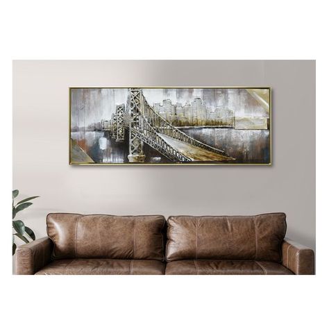CUADRO MI PUENTE DE OTOÑO (150 x 4 x 57 cm)-4
