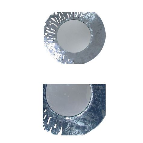 METAL WALL DECOR THREE MIRRORS ( 31 x 3 x 90 cm)-1
