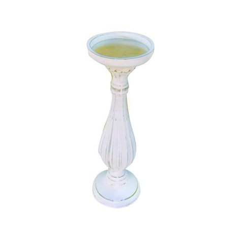 CANDELABRO WHITE CALVIN XL ( 10.5 x 10.5 x 33 cm)-1