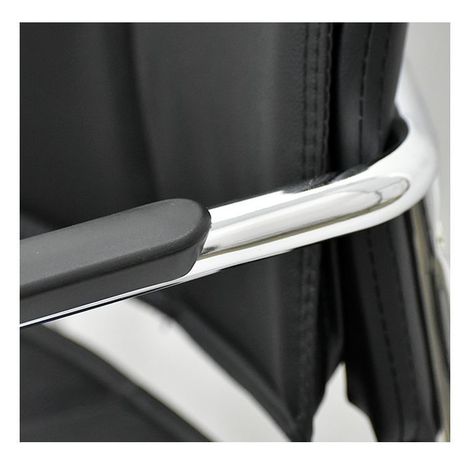Silla De Visita Oficina Premium Black FX-3