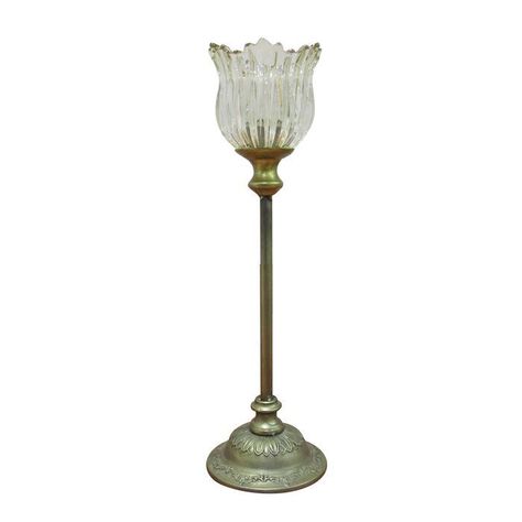 CANDELABRO PILA LARGE - FLOWERS STEEL COLECCION-0