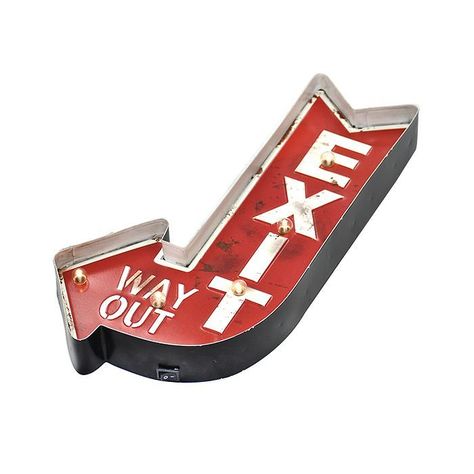 LETRERO VINTAGE LED EXIT (41 x 5 x 22 cms.)-1