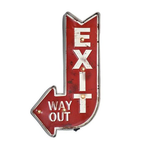 LETRERO VINTAGE LED EXIT (41 x 5 x 22 cms.)-0