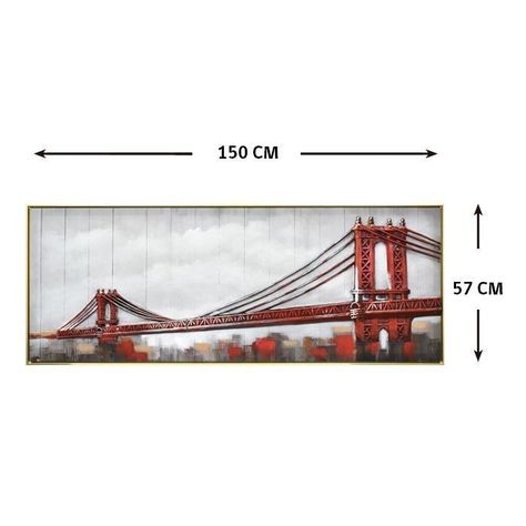 CUADRO MI VIEJO GOLDEN GATES (150 x 4 x 57cm)-1