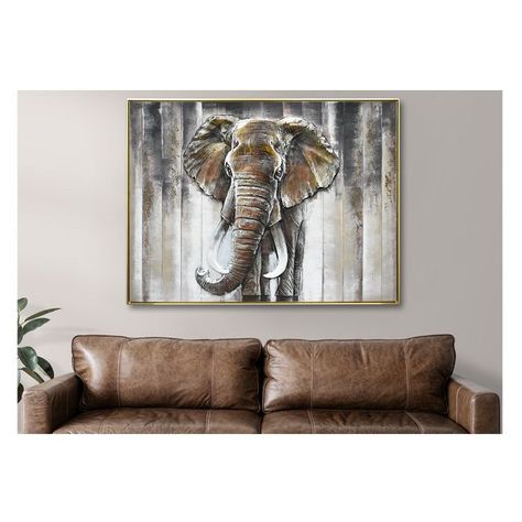 CUADRO ELEFANTE DEL SUR (120 x 4 x 90 cm)-2