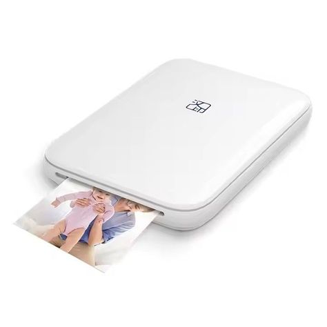 MINI IMPRESORA FOTOGRÁFICA HPRT MT53 + 20 LÁMINAS DE PAPEL PARA FOTOS-0
