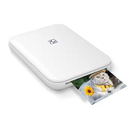 MINI IMPRESORA FOTOGRÁFICA HPRT MT53 + 20 LÁMINAS DE PAPEL PARA FOTOS-1