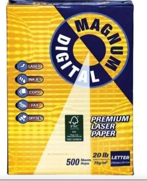 Resma Papel Tipo Carta Magum - 500 Hojas - 75Gr-1