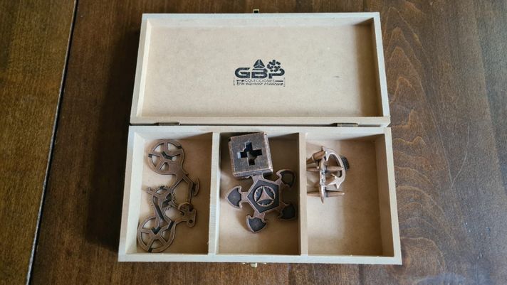 Pack de 3 Rompecabezas de Metal-3