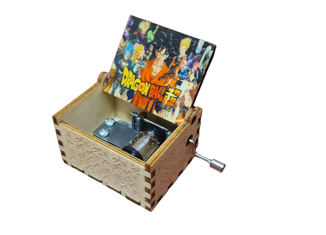 Caja Musical a Manivela Dragon Ball-2