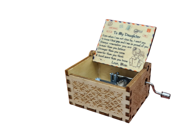 Caja Musical a Manivela Mom to My Daughter-0