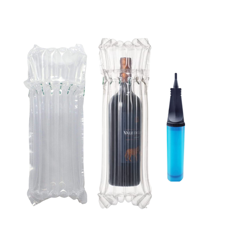 Bolsa De Aire Protector Burbuja De Botellas Vino 3 Unidades-2