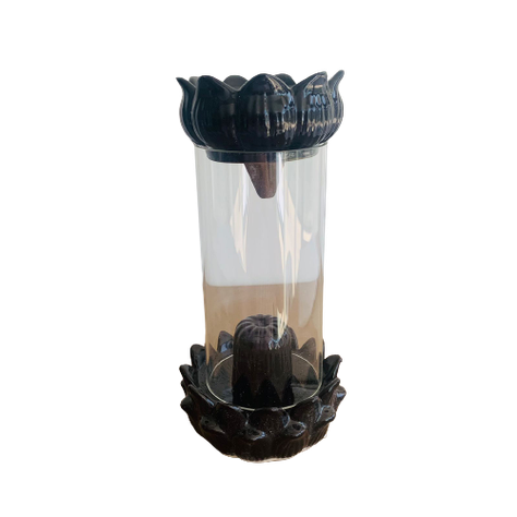 Porta Incienso Glass Shivling + 10 inciensos especiales-0