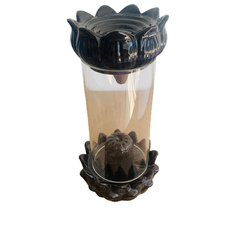 Porta Incienso Glass Shivling + 10 inciensos especiales-1