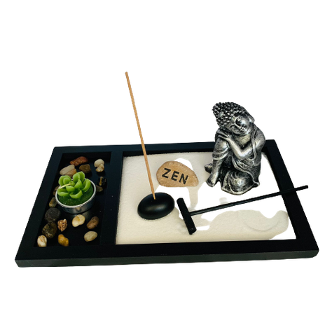 Jardin Zen Budda Silver-1