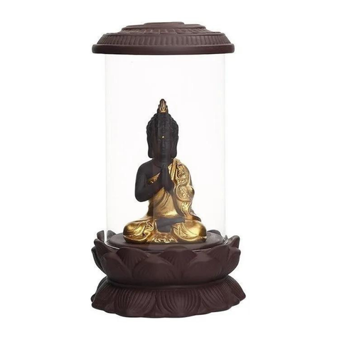 Porta Incienso Templo Budda + 10 inciensos-0