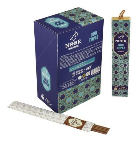 Incienso Natural Oud Topaz - Noor Incense-1