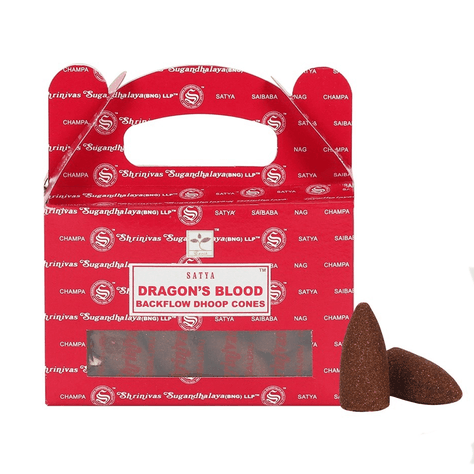 Incienso Cascada Sangre de Dragon - 24Conos Reflujo Backflow-0