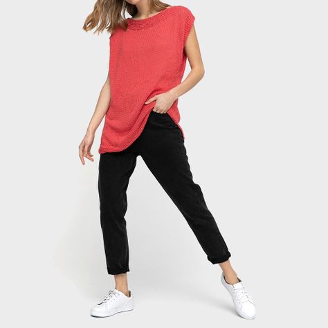 Polera Sin Mangas Cuello Bote-1