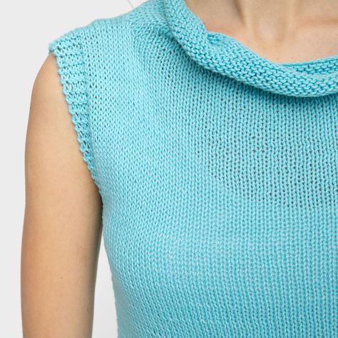 Polera Sin Mangas Cuello de Tortuga-4