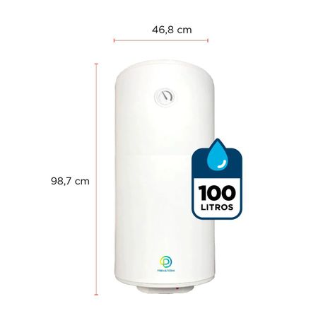 Termo Eléctrico 100 Litros 1500w 60°c PRIMATERM-2