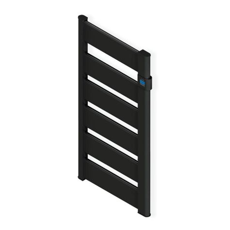 Toallero Radiador Secatoallas Eléctrico Vera 750W Antracita PRIMATERM-3