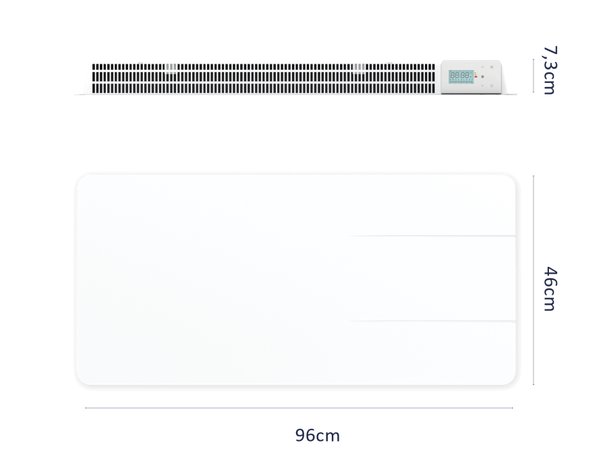 Estufa Radiador Calefactor Ónix Cerámico Wifi Blanco 2000w PRIMATERM-3