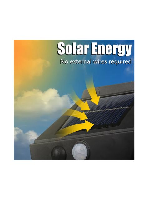 X2 Lámpara Foco Solar Doble Led Sensor De Movimiento Exterior-4
