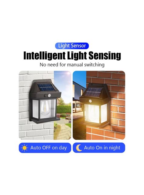X2 Lámpara Foco Solar Doble Led Sensor De Movimiento Exterior-7