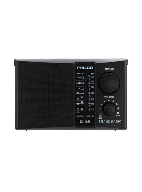 Radio Fm Recargable Multibanda Fm Am Usb Sd Philco IC-18R-1