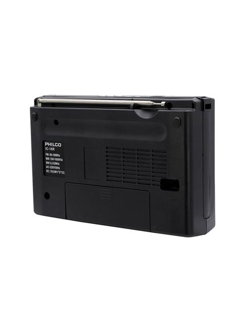 Radio Fm Recargable Multibanda Fm Am Usb Sd Philco IC-18R-3