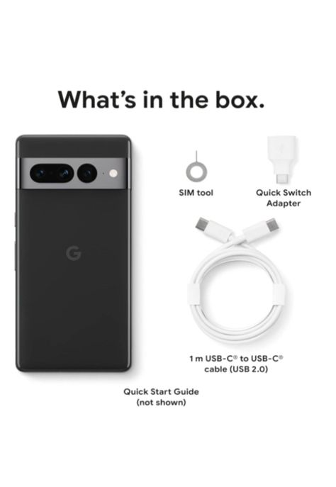 celular Google Pixel 7 Pro 5G 256GB 12GB RAM negro -1