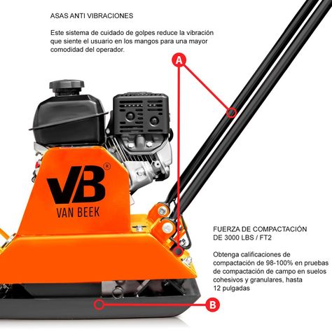 Placa Compactadora van Beek HvB80-5