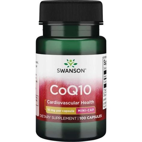 Coenzima Q10 10 mg 100 capsulas Swanson-0