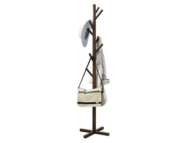 Perchero Colgador De Pie De Madera Nuevo 158x38 Cm-0