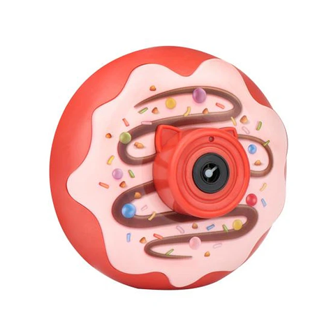 Cámara Dispara Burbuja Niño Juguete Donuts-0