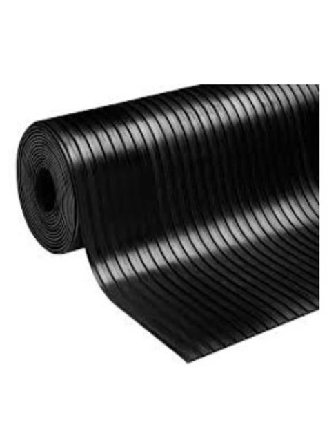 Piso de Goma Estriado 3mms Espesor x 1 mt ancho X 1 mt lineal-0