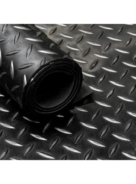 Piso Goma Diamantado 3mm espesor x 1,6 m ancho. 1 mt Lineal-1