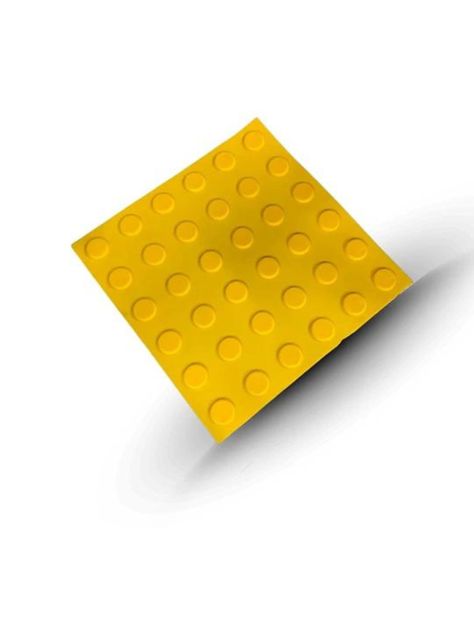 Palmeta Táctil PVC No Vidente Estoperol 30x30 Amarilla-0