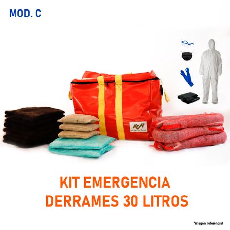 RECARGA KIT EMERGENCIA DERRAME 30C LITROS-0