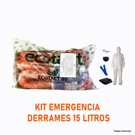 KIT EMERGENCIA DERRAME 15 LITROS-0