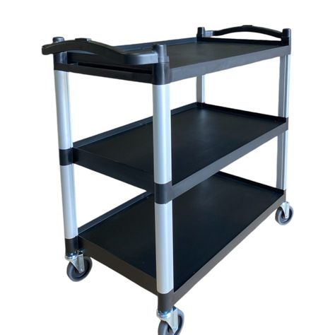 Carro Servicio Grande  100x50x92 Negro-0