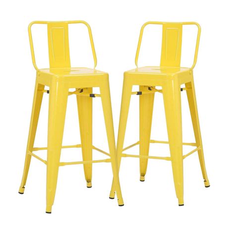 Pack 2 Unidades Silla Alta Tolix Amarillo-0