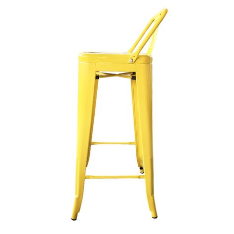 Pack 2 Unidades Silla Alta Tolix Amarillo-3