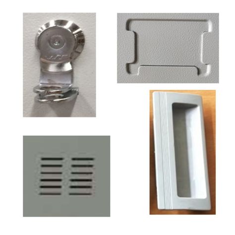Locker Casillero metálico 2 Cuerpos 4 Puertas-5