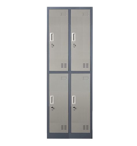 Locker Casillero metálico 2 Cuerpos 4 Puertas-0