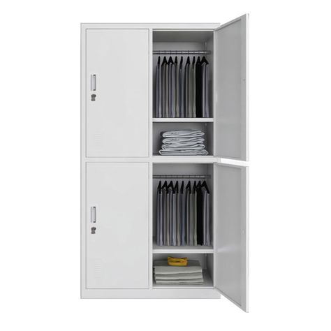 Locker Casillero metálico 2 Cuerpos 4 Puertas-1