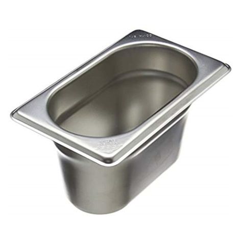 Pack 6 Depósitos Gastro GN 1/9 x 100 mm Acero Inox-2