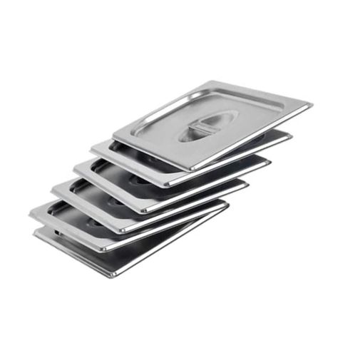 Pack 6 Tapas Gastronómicas para GN 1/3 Acero Inox-0